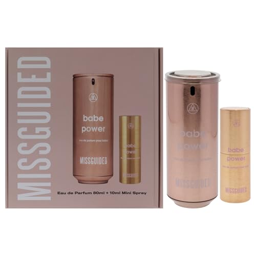 Babe Power by Missguided for Women – Geschenkset 2,7 oz EDP Spray, 0,34 oz EDP Spray von MISSGUIDED