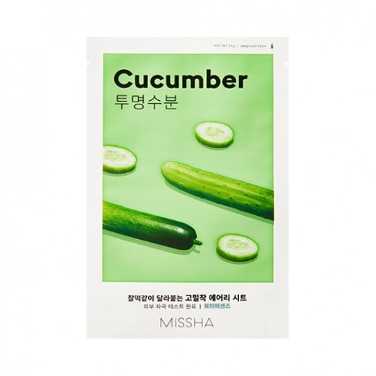 MISSHA - Airy Fit Sheet Mask - Cucumber - 1stück von MISSHA