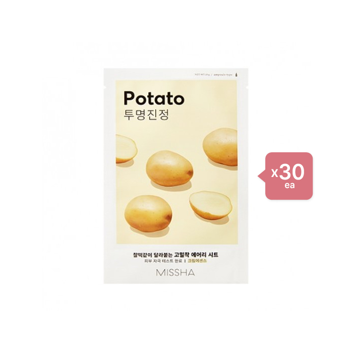 MISSHA - Airy Fit Sheet Mask - Potato - 1pc (30ea) Set von MISSHA