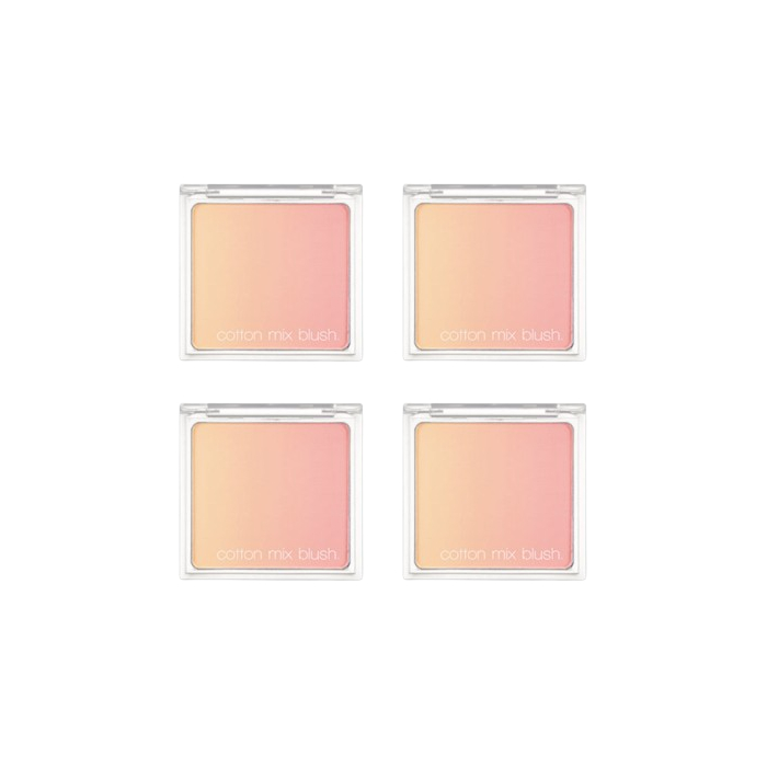 MISSHA - Cotton Mix Blush - 11g - 01 Strawberry Banana (4ea) Set von MISSHA