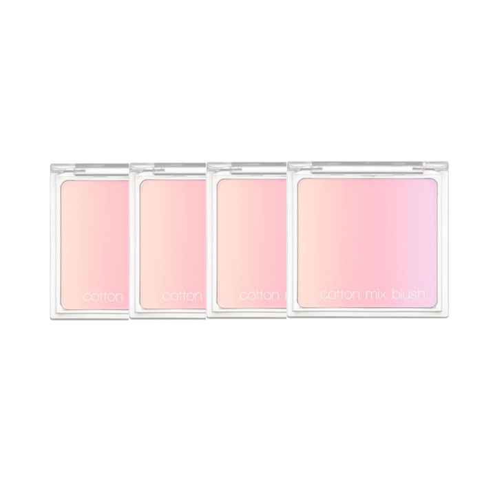 MISSHA - Cotton Mix Blush - 11g - 02 Melted Marshmallow (4ea) Set von MISSHA