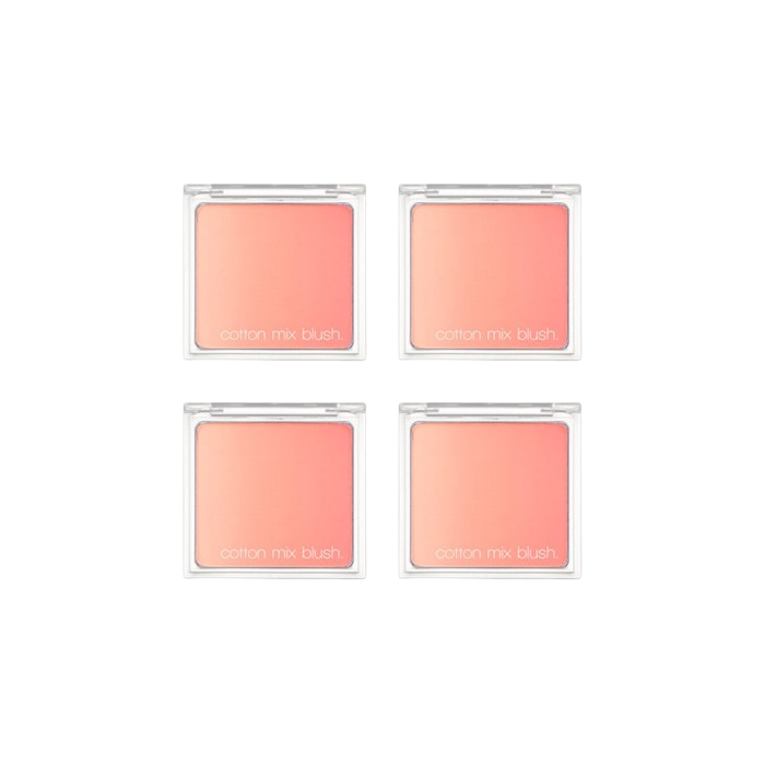 MISSHA - Cotton Mix Blush - 11g - 03 Crepe Cake (4ea) Set von MISSHA