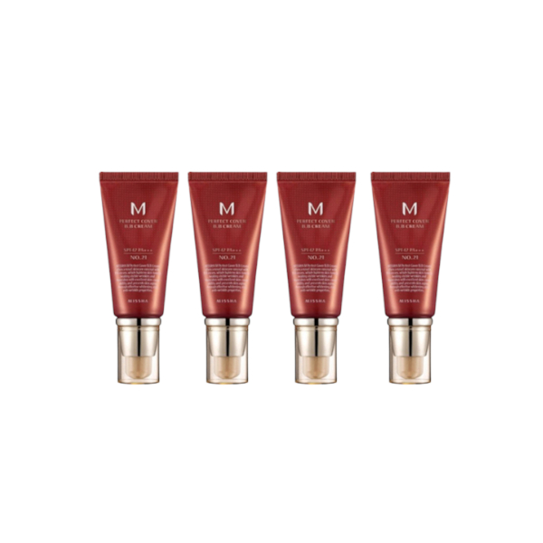 MISSHA M Perfect Cover BB Cream - 50ml - #23 Natural Beige (4ea) Set von MISSHA