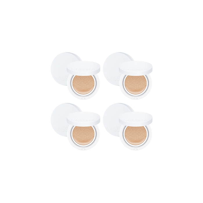 MISSHA Magic Cushion Moist Up - 15g - Medium Beige (4ea) Set von MISSHA