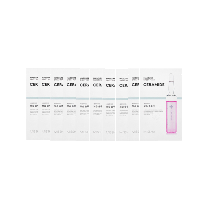 MISSHA - Mascure Solution Sheet Mask - Cermide (10pcs) Set von MISSHA