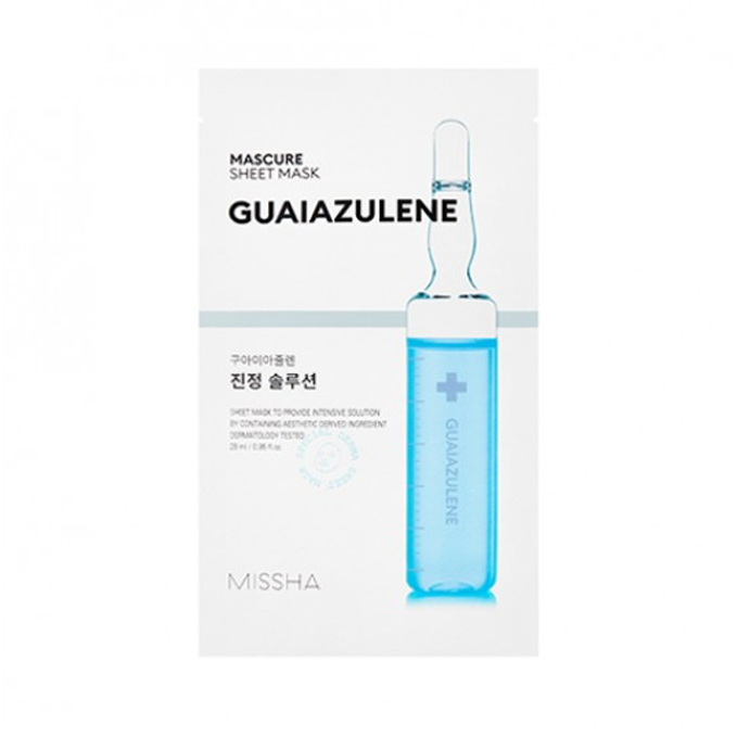 MISSHA - Mascure Solution Sheet Mask - Guaiazulene - 1stück von MISSHA