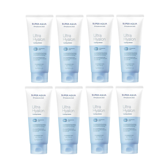 MISSHA - Super Aqua Ultra Hyalon Foaming Cleanser - 200ml (8ea) Set von MISSHA