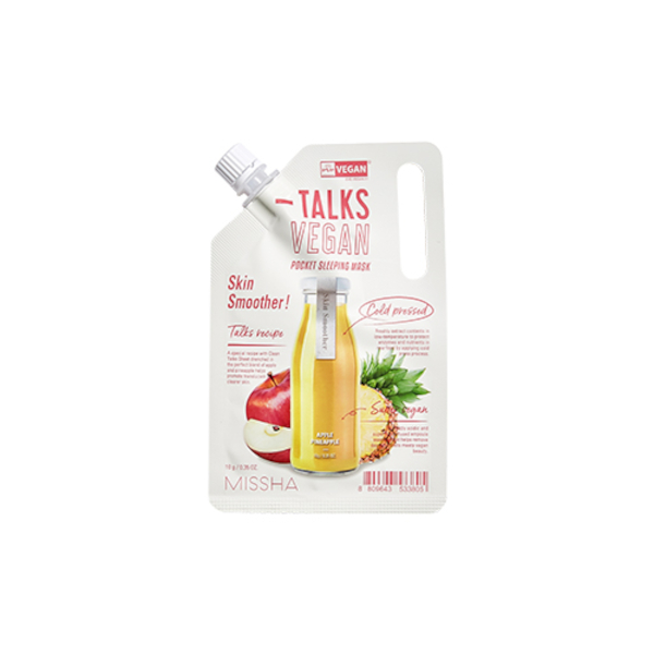MISSHA - Talks Vegan Squeeze Pocket Sleeping Mask - Skin Smoother - 10g von MISSHA