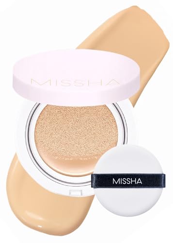 Missha Magie Kissen Abdeckung Dauerhaft Stiftung SPF50+, Nr. 23 Natur Beige, 70 g von MISSHA