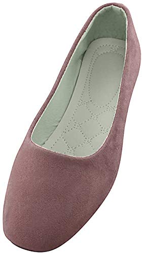 MISSMAO Damenschuhe Ballerinas Klassische Ballerinas Flache Schuhe Schnüren Klassische Ballerinas Komfort und Stil,Rosa,EU 37 von MISSMAO