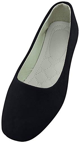 MISSMAO Damenschuhe Ballerinas Klassische Ballerinas Flache Schuhe Schnüren Klassische Ballerinas Komfort und Stil,Schwarz,EU 40 von MISSMAO