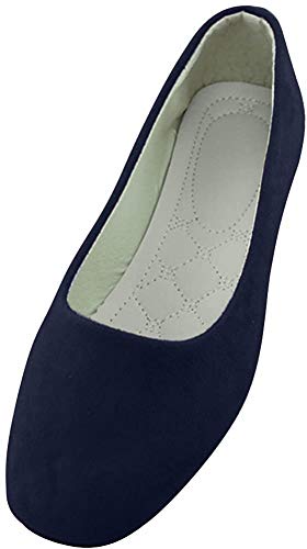 MISSMAO Damenschuhe Ballerinas Klassische Ballerinas Flache Schuhe Schnüren Klassische Ballerinas Komfort und Stil,Schwarz Blau,EU 41 von MISSMAO