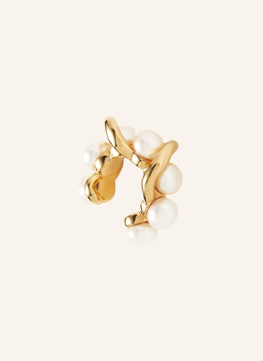 Missoma Earcuff Molten Pearl By Glambou gold von MISSOMA