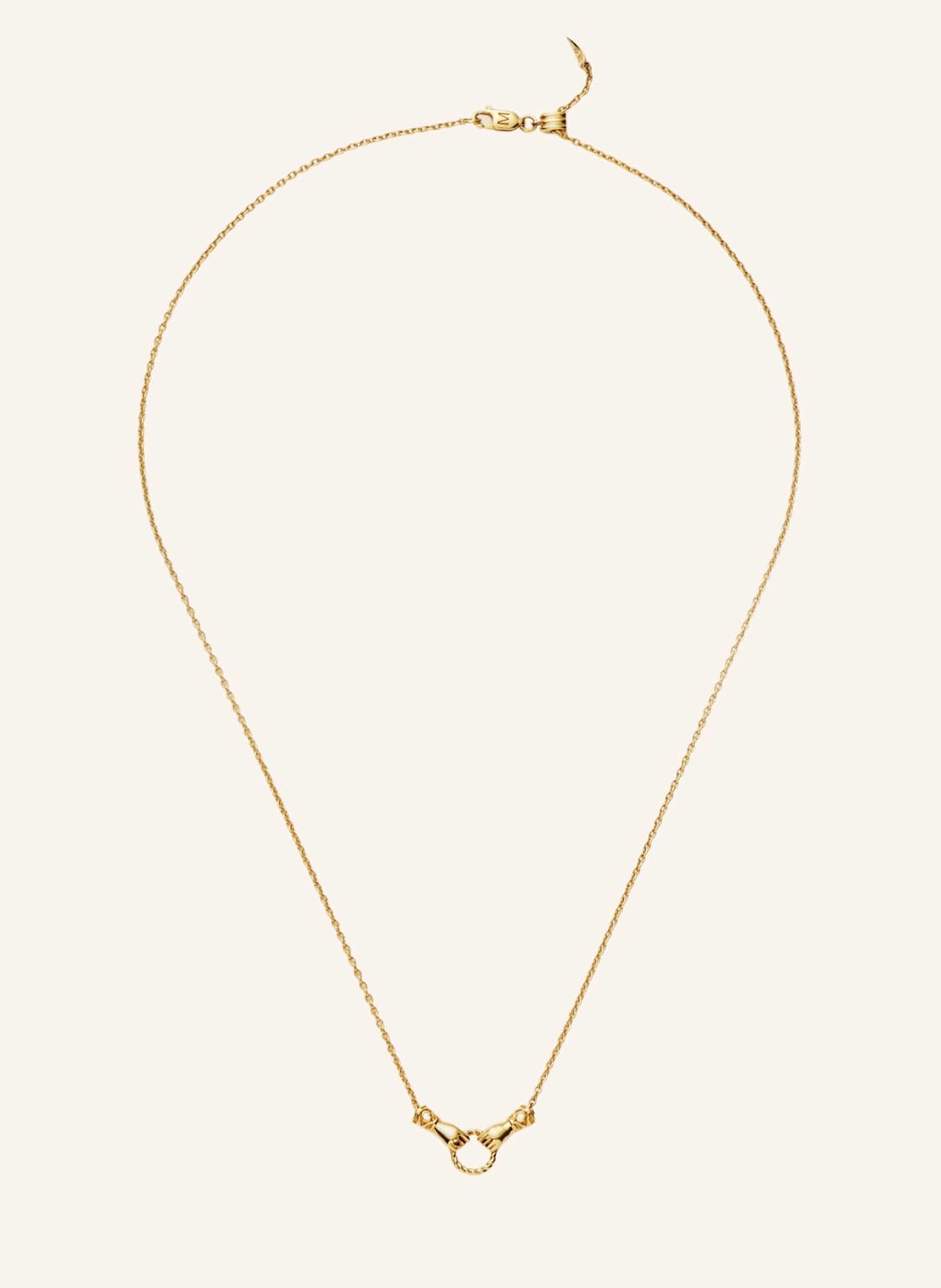 Missoma Halsketten Harris Reed Mini In Good Hands Slider By Glambou gold von MISSOMA