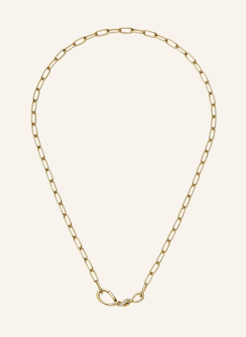 Missoma Halsschmuck Molten Snow Paperclip By Glambou gold von MISSOMA