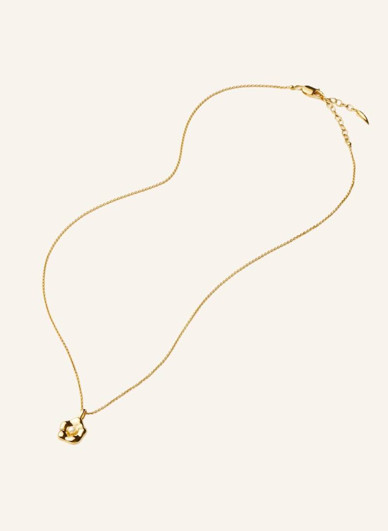 Missoma Ketten Mit Anhänger Eny Puffy Daisy Pendant Necklace By Glambou gold von MISSOMA