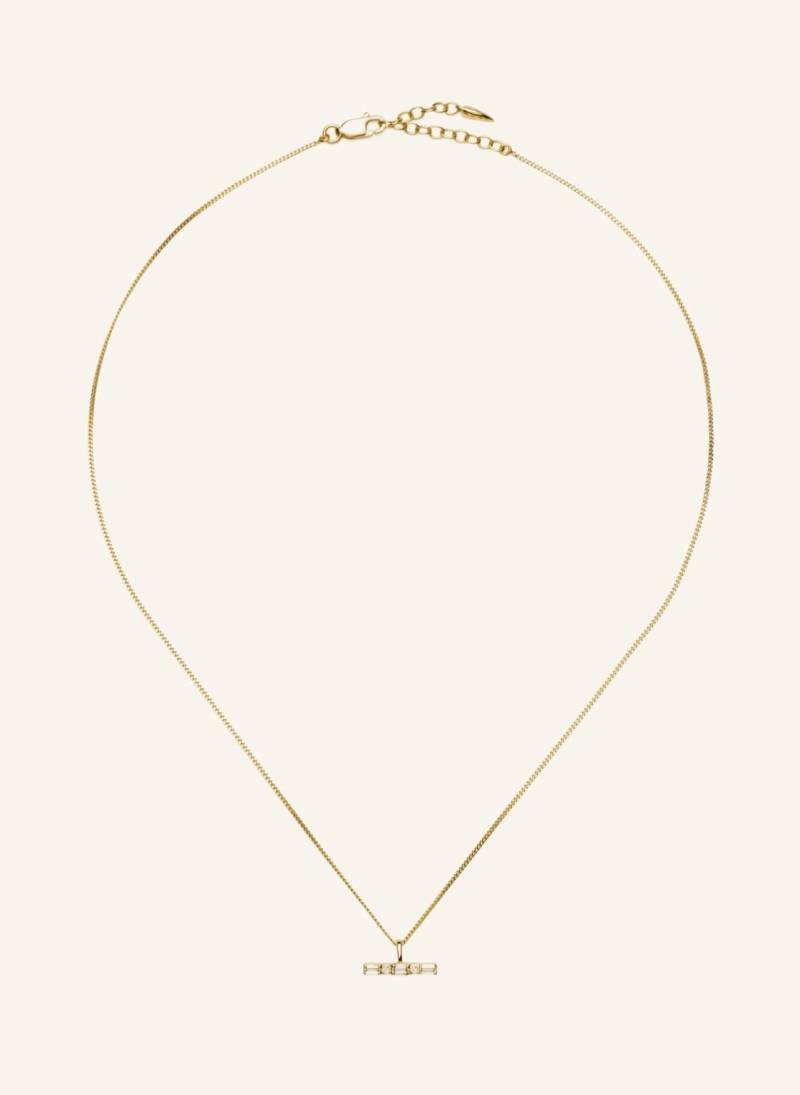 Missoma Ketten Mit Anhänger Lucy Williams T-Bar Stone Kette Mit Anhänger By Glambou gold von MISSOMA