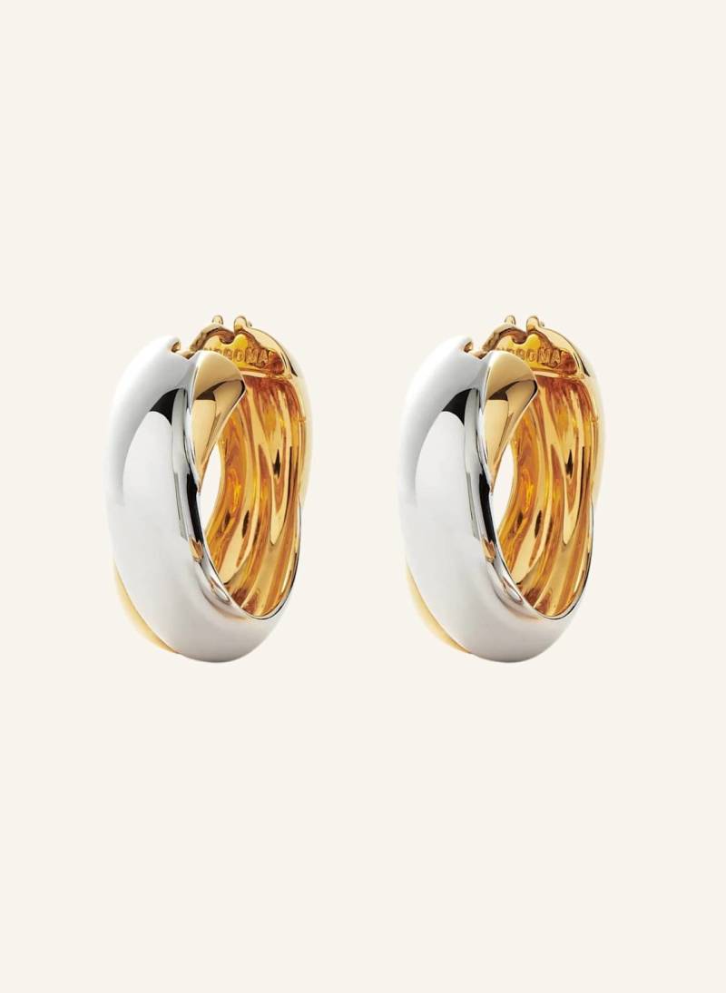 Missoma Ohrhänger Lucy Williams Chunky Entwine Medium Hoops By Glambou gold von MISSOMA