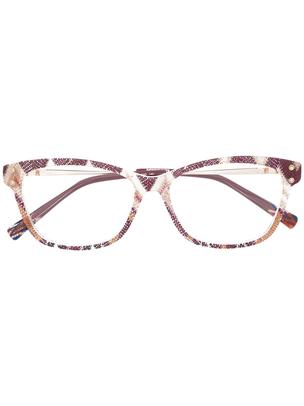 MISSONI EYEWEAR Klassische Brille - Rosa von MISSONI EYEWEAR