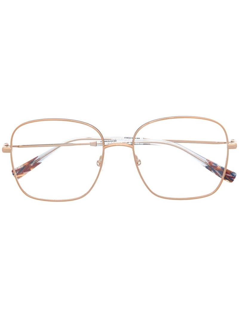 MISSONI EYEWEAR Eckige Oversized-Sonnenbrille - Gold von MISSONI EYEWEAR