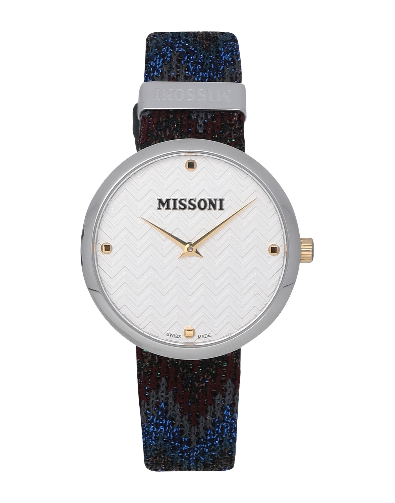 MISSONI Armbanduhr Damen Silber von MISSONI