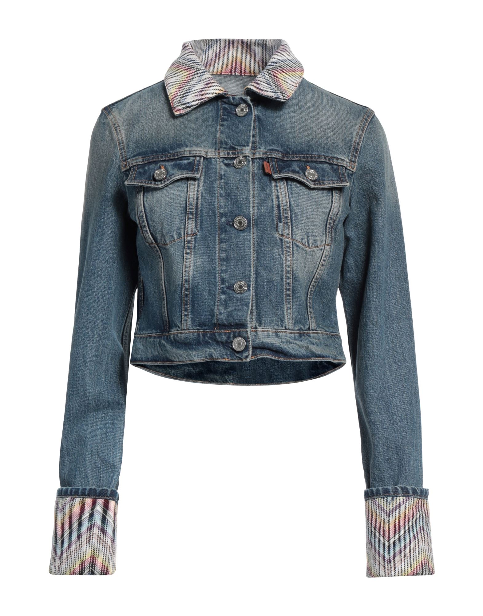 MISSONI Jeansjacke/-mantel Damen Blau von MISSONI