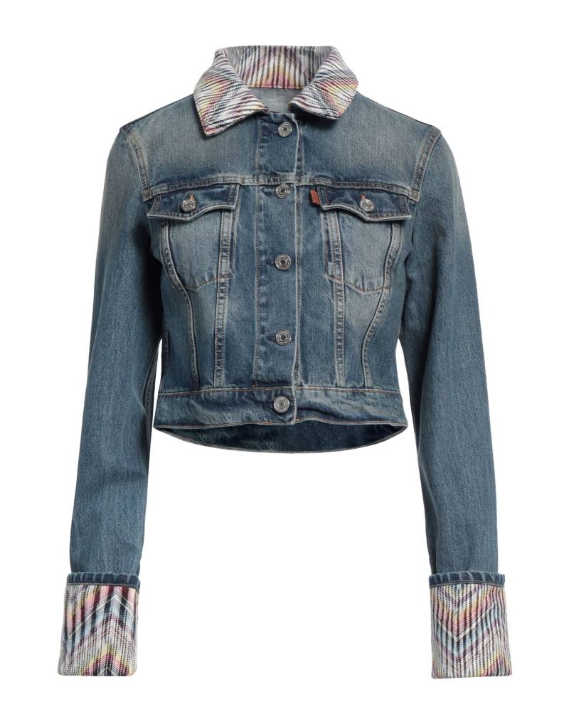 MISSONI Jeansjacke/-mantel Damen Blau von MISSONI