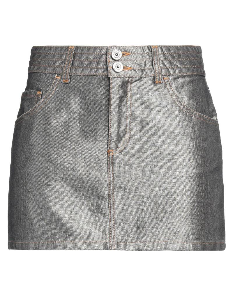 MISSONI Jeansrock Damen Silber von MISSONI