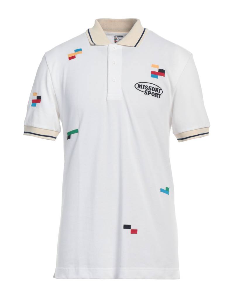 MISSONI Poloshirt Herren Weiß von MISSONI