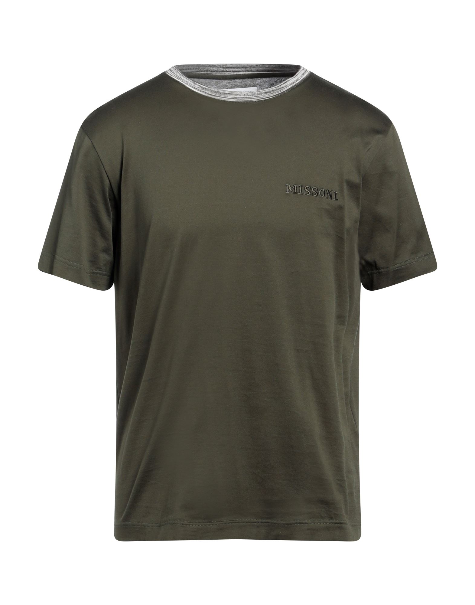 MISSONI T-shirts Herren Militärgrün von MISSONI