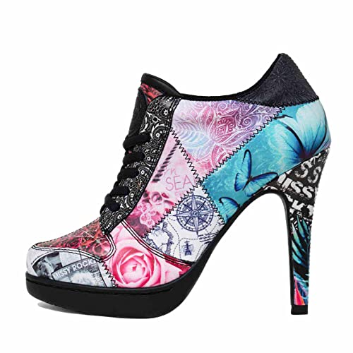 MISSY ROCKZ All TIME FAVZ Multicolor, Größe:EU 43 / UK 9.5 / US 11.5, Absatz:8.5 cm von MISSY ROCKZ