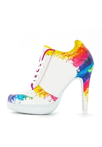 MISSY ROCKZ Secret Rainbow 2.0 Multicolor, Größe:EU 36 / UK 4 / US 6, Absatz:8.5 cm von MISSY ROCKZ