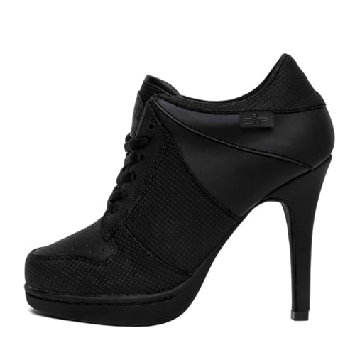 MISSY ROCKZ Simply Black just Black, Größe:EU 36 / UK 4 / US 6, Absatz:10.5 cm von MISSY ROCKZ