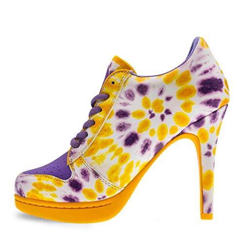 MISSY ROCKZ Spirit ROCKZ Yellow/Purple, Größe:EU 38 / UK 6 / US 8, Absatz:10.5 cm von MISSY ROCKZ