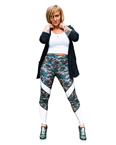 Rockz Army Leggings Camouflage/White, Größe:L von MISSY ROCKZ