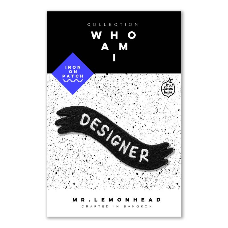 Designer Who Am I Collection/Bügelbild Designer Who Am I Collection/Bügelbild von MISTERLEMONHEADBKK