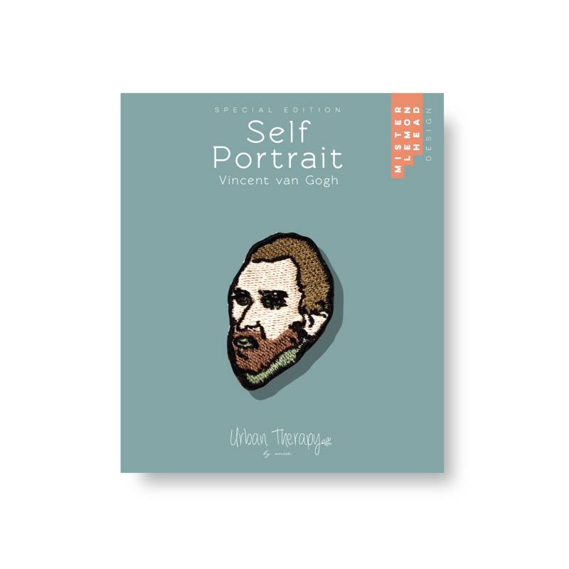 Selbstporträt/Eisen Auf Patches Vincent Van Gogh Selbstporträt/Eisen Auf Patches Vincent Van Gogh von MISTERLEMONHEADBKK