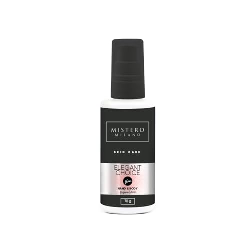 Mistero Milano Parfümierte Körper- und Handcreme ELEGANT CHOICE mit Partikeln - Intensive und Tiefgehende Beruhigung und Befeuchtung - Verbessert die Festigkeit der Haut an Händen und Füßen - 70g Mistero Milano Parfümierte Körper- und Handcreme ELEGANT CHOICE mit Partikeln - Intensive und Tiefgehende Beruhigung und Befeuchtung - Verbessert die Festigkeit der Haut an Händen und Füßen - 70g von MISTERO MILANO