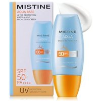 MISTINE -  Aqua Base Ultra Protection Matte & Light Facial Sunscreen Pro LSF50 PA ++++ - Sonnencreme von MISTINE