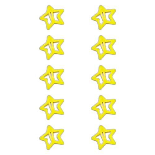 10pcs Sternform Haarnadeln Braut Fluoreszenz Sternform Spring Haarclip Hochzeit Haarclip Für Frauenponytail Haare Clip von MISUVRSE