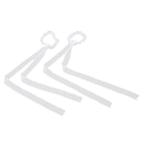 2er-Set Haargummis mit Spitze, modisches Haargummi, elastisches Haarband, bequemes Haar-Accessoire für den täglichen Gebrauch 2er-Set Haargummis mit Spitze, modisches Haargummi, elastisches Haarband, bequemes Haar-Accessoire für den täglichen Gebrauch von MISUVRSE