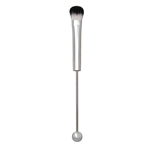 Augen Make-up Pinsel DIY Perlen Kosmetik Pinsel Metall Griff Make-up Werkzeuge Abnehmbare Perle Lidschatten Pinsel Für Frauen Metall Griff Pinsel von MISUVRSE