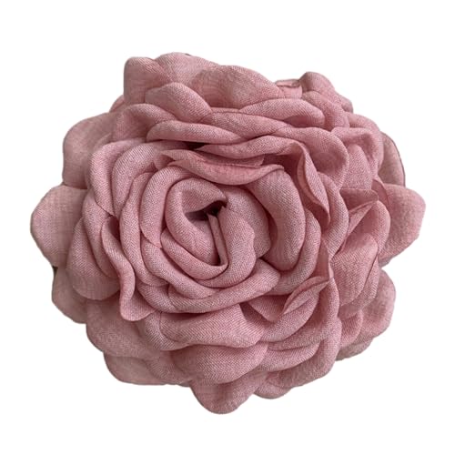 Camellia Hair Clip Großer Haarklauen Clip Elegant Süße Schmuckfang Prinzessin Barrettes Friseur Tool von MISUVRSE