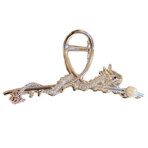 Chinesische Haarclip Drachenform Haarklaue Mit Für Frühlings Sommerseite Haare Haarthaarklaue Für Teenager von MISUVRSE