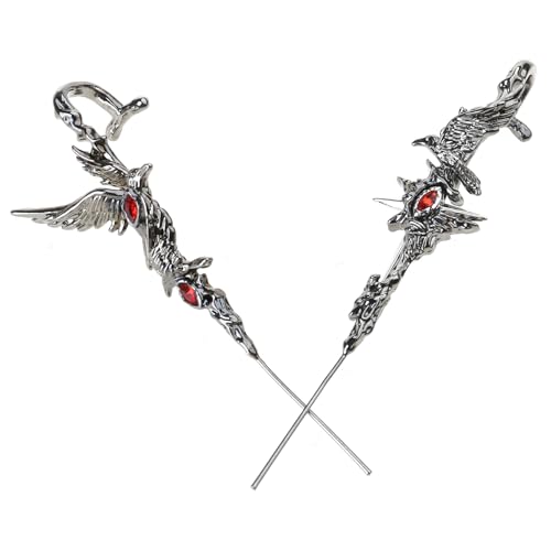 Edgy Black Crow Ohrring Fashion Schmuck Statement Stücke Designs Für Straßenstile Und Mode Shootings Freizeitkleidung Dunkel Und Süß Cool von MISUVRSE