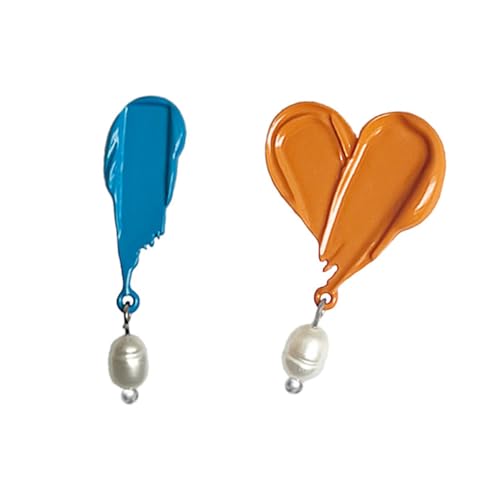 Elegante Ohrringe Empfindliche Ölfarbe Ohrohrschstene Mode Ohrschmuck Geeignet Für Tägliche Verschleiß Und Besondere Anlässe Künstlerische Drop Ohrringe von MISUVRSE