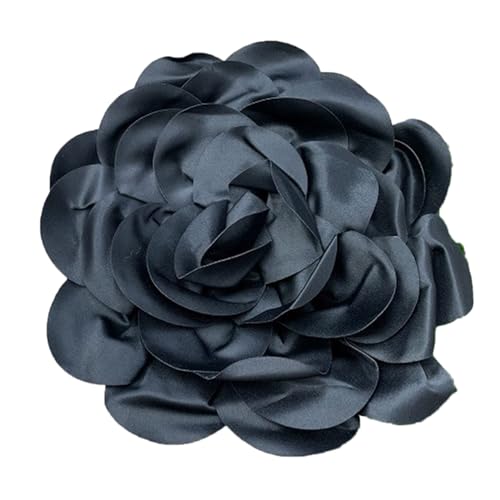 Elegante Satins Blumenanlagen Pin Schmuck Corsage Anspruchsvolle Schwarze Lappelnadel Für Hochzeit von MISUVRSE