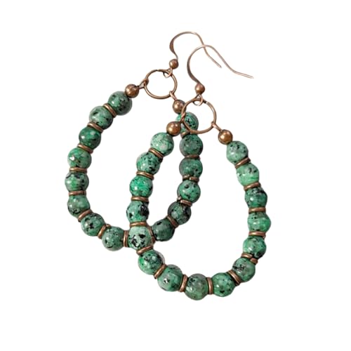 Elegante Und Vielseitige Natursteinohrringe Perlen Anhänger Ohrringe Accessoire Zur Verbesserung Ihrer Individuellen Styles Party Ohrringe von MISUVRSE