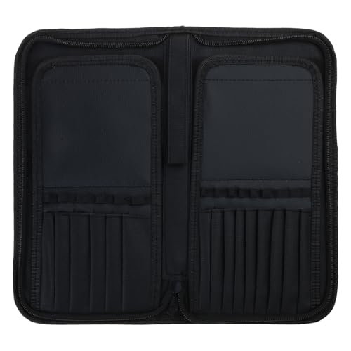 Frauen 15 Taschen Faltbare Stand Up Make Up Pinselbeutel Tragbarer Reise Kosmetik Schönheit Tool Aufbewahrung Hülle Handtasche von MISUVRSE