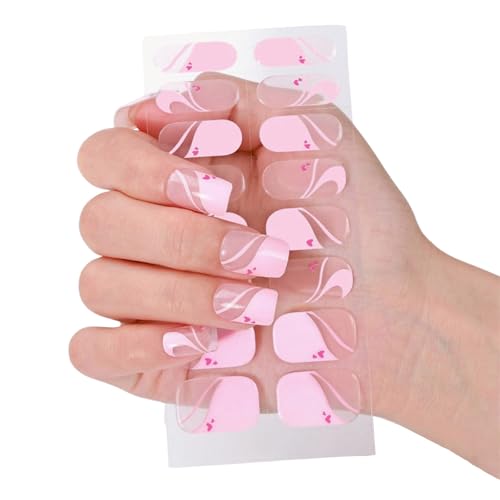 Full Wraps Nails Art Sticker Politische Streifen Selbstklebende Abziehbilder Streifen Polnische Aufkleber Für Frauenklebernagelabziehbilder von MISUVRSE
